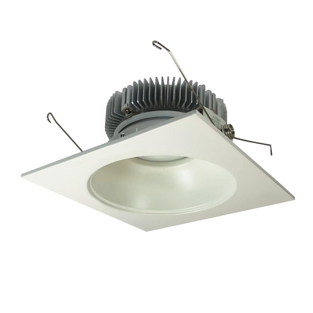 6" Cobalt Dedicated High Lumen Square/Round, 1500lm, 2700K, Matte Powder White