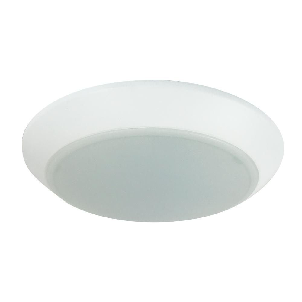 8" AC Opal LED Surface Mount, 2150lm / 30W, 4000K, White finish