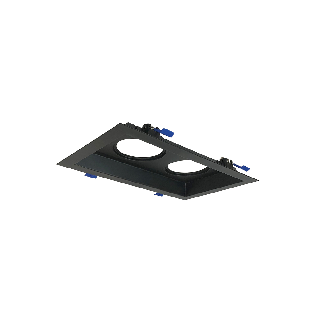 MLS 2-Head Plate for 2" M2 LED Series, Matte Black