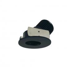 Nora NIOB-2RSLCDXBB - 2" Iolite LED Round Adjustable Slot Aperture, 800lm / 14W, Comfort Dim, Black Slot Aperture /