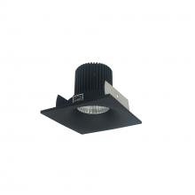 Nora NIOB-2SNBCDXBB - 2" Iolite LED Square Bullnose, 800lm / 14W, Comfort Dim, Black Finish