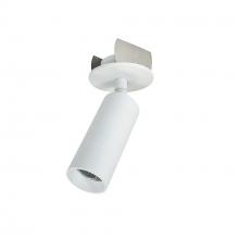 Nora NIOP-1RTC40XMPW - 1" iPOINT Monopoint Luminaire, Round Cone, 900lm, 4000K, 90+CRI, Matte Powder White