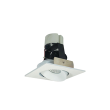 Nora NIR-4SC50XMPW - 4" Iolite LED Square Adjustable Cone Retrofit, 800lm / 14W, 5000K, Matte Powder White Reflector