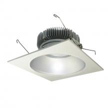 Nora NLCB2-65315CDHZW - 6" Cobalt Dedicated High Lumen Square/Round, 1500lm, Comfort Dim, Haze Reflector / White Flange