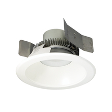 Nora NLCBC2-55140MPW/A - 5" Cobalt Click LED Retrofit, Round Reflector, 750lm / 10W, 4000K, Matte Powder White Reflector