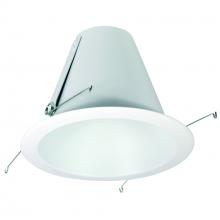 Nora NTM-710WAL - 6" Air-Tight Galvanized Iron Cone Reflector, White