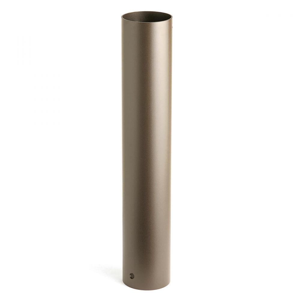 24" Bollard Mounting Kit Textured Architectural Bronze