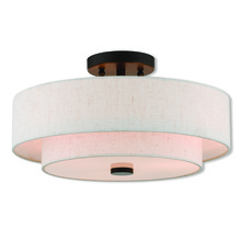 Livex Lighting 51084-92 - 3 Lt EBZ Ceiling Mount