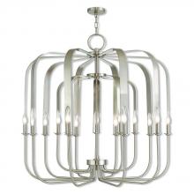 Livex Lighting 51949-91 - 15 Lt BN Foyer Chandelier