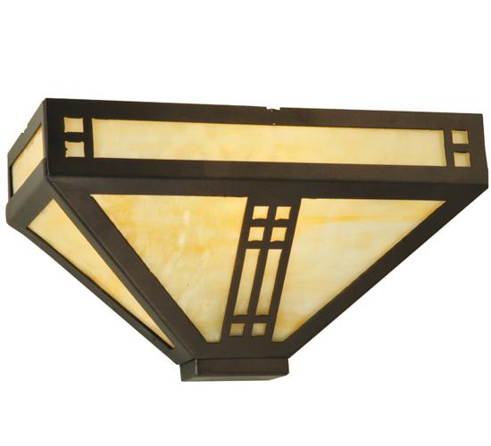 12" Wide Prairie Loft Wall Sconce