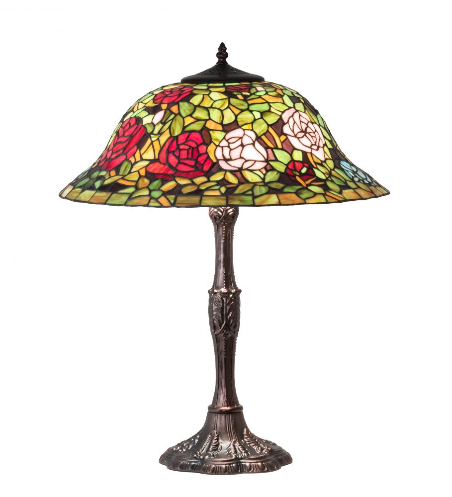 26" High Tiffany Rosebush Table Lamp