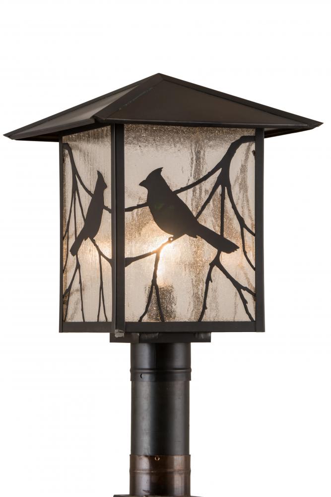 12.5"Sq Sequoia Song Bird Post Mount