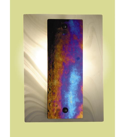 9" Wide Metro Aurora Borealis Wall Sconce