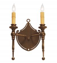 Meyda Blue 120642 - 8" Wide Malta Crest Wall Sconce