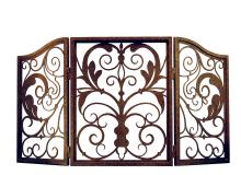 Meyda Blue 122474 - 54" Wide Venetian Fireplace Screen