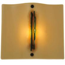 Meyda Blue 132932 - 12.25"W Metro Fusion Franco's Glass Wall Sconce