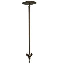 Meyda Blue 133340 - 8.5"W Mahogany Bronze 3 LT Inverted Pendant Hardware