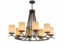 Meyda Blue 165224 - 48" Long Octavia 8 LT Oblong Chandelier