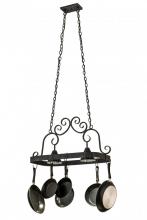 Meyda Blue 166119 - 32" Long Elana 2 Light Pot Rack