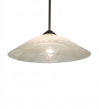 Meyda Blue 236756 - 20" Wide Metro Blanco Swirl Pendant