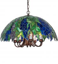 Meyda Blue 246060 - 22" Wide Tiffany Honey Locust Pendant