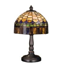 Meyda Blue 29485 - 14"H Tiffany Candice Mini Lamp