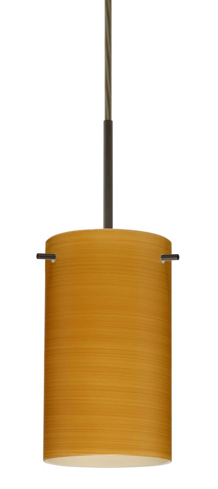 Besa Stilo 7 LED Pendant Oak Bronze 1x9W LED