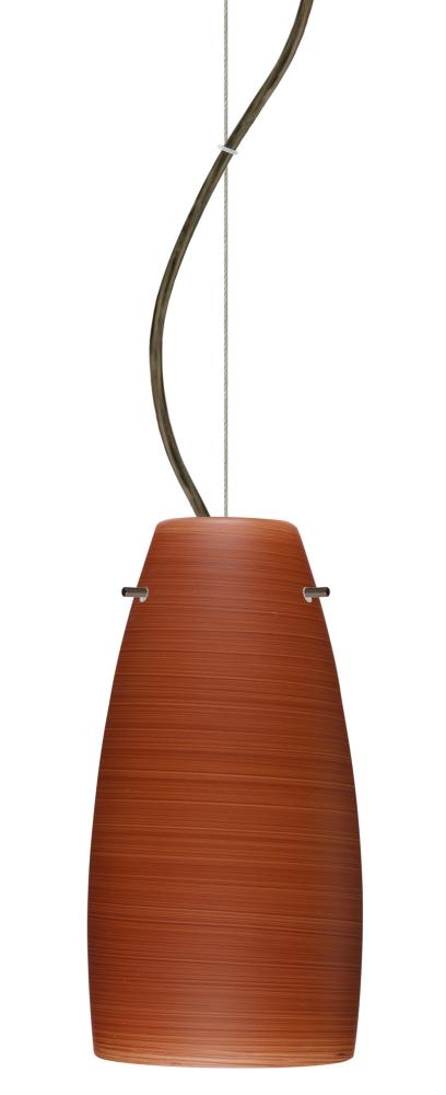 Besa Tao 10 Cable Pendant Cherry Bronze 1x75W Medium Base