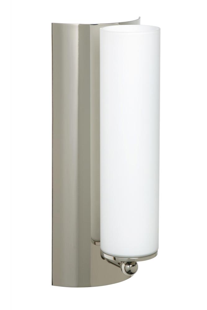 Besa Wall Metro Polished Nickel Opal Matte 1x60W B10