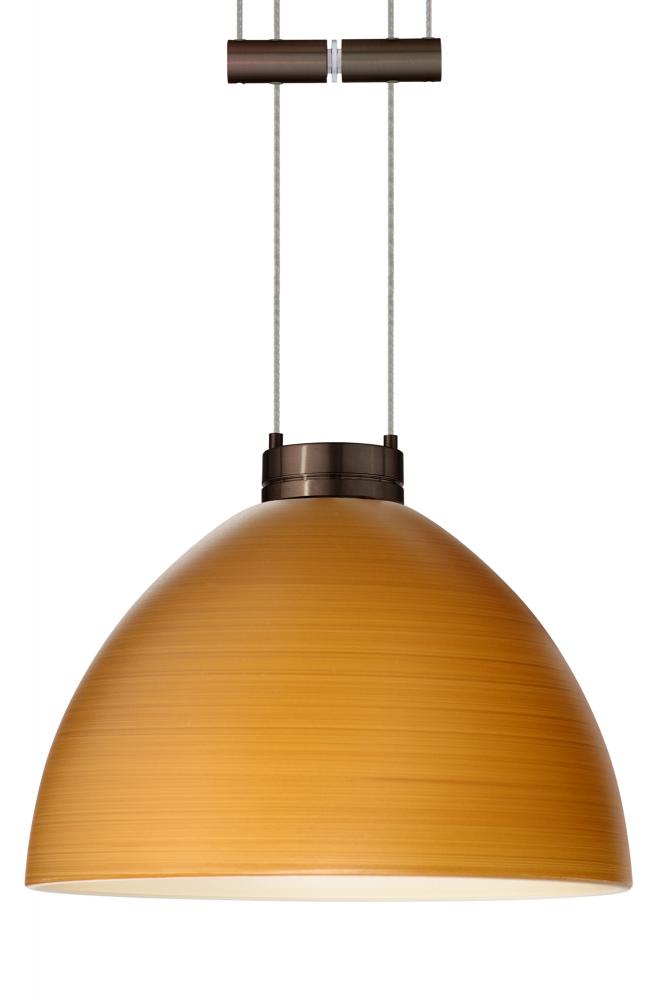 Besa Pendant Brella Bronze Oak 1x50W Halogen