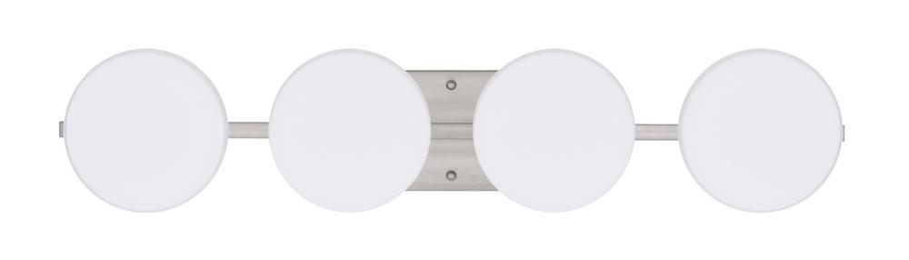 Besa Wall Ciro Satin Nickel Opal Matte 4x50W G9