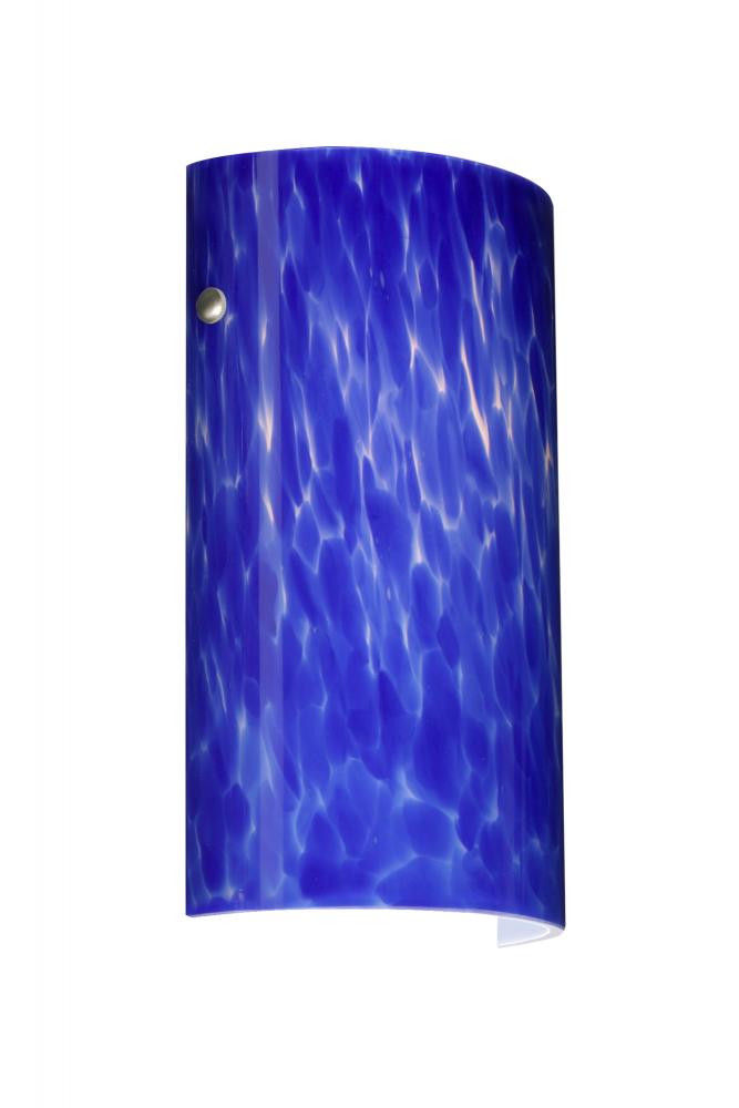 Besa Tamburo LED Wall Blue Cloud Polished Nickel 1x8W LED