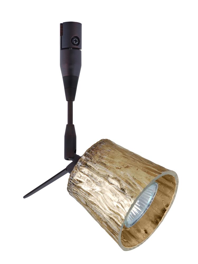 Besa Spotlight Nico 3 Bronze Stone Gold Foil 1x50W Halogen Mr16