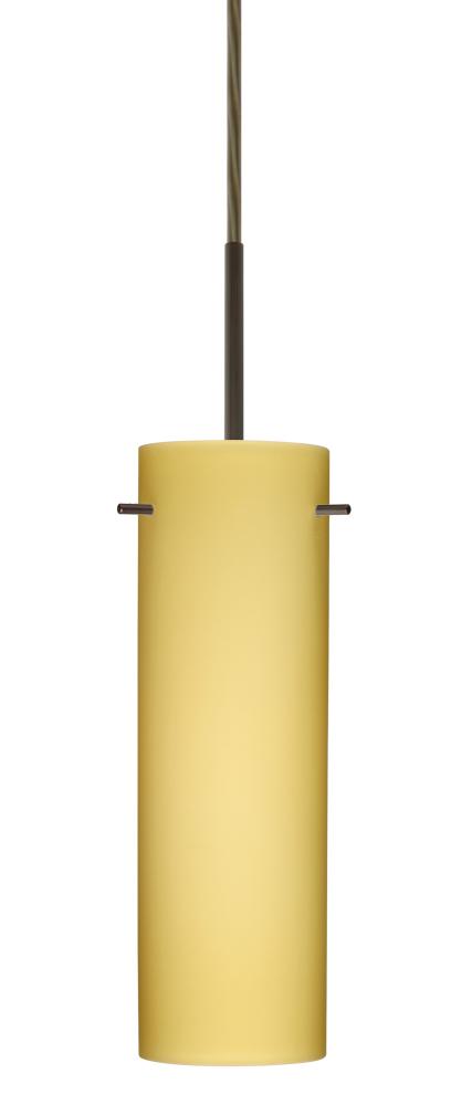 Besa Copa LED Pendant Vanilla Matte Bronze 1x9W LED