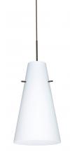 Besa Lighting 1JC-412407-LED-BR - Besa Cierro LED Pendant Opal Matte Bronze 1x9W LED