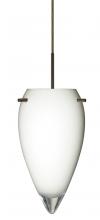 Besa Lighting 1JC-412506-BR - Besa Juli Pendant Bronze Opal Glossy 1x100W Medium Base