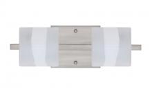 Besa Lighting 2WS-787399-LED-SN - Besa Wall Paolo Satin Nickel Opal Frost 2x50W G9