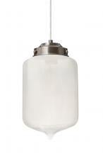 Besa Lighting J-OLINFR-EDIL-SN - Besa Olin Pendant For Multiport Canopy Satin Nickel Frost 1x4W LED Filament