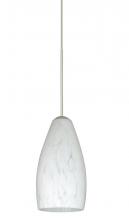 Besa Lighting 1XP-719819-SN - Besa Pendant Karli Satin Nickel Carrera 1x50W Halogen