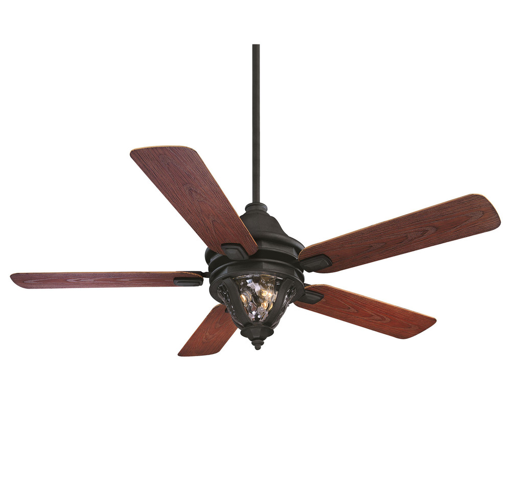 Horseshoe Black Outdoor Fan