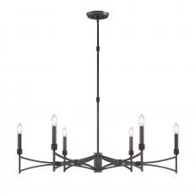 Savoy House 1-8166-6-26 - Gardner 6-Light Chandelier in Champagne Mist