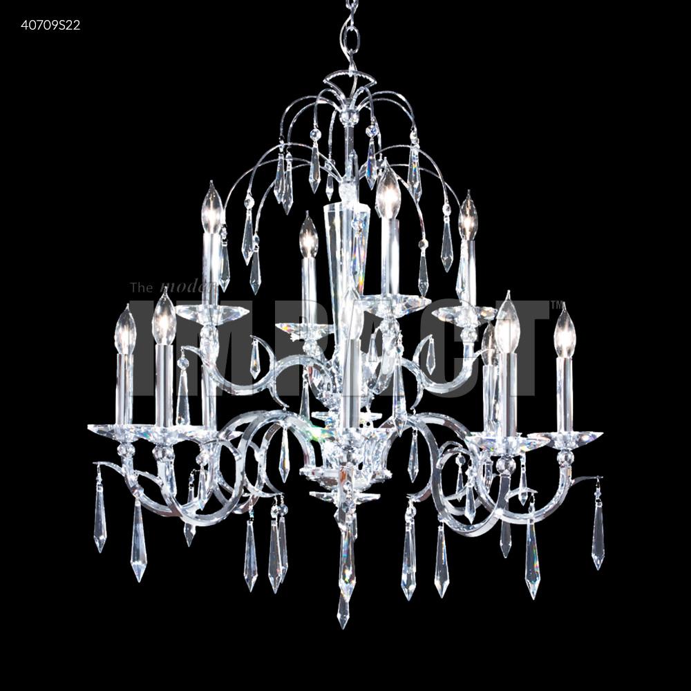 Contemporary 12 Light Chandelier