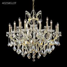 James R Moder 40258GL0GT - Maria Theresa 18 Light Chandelier