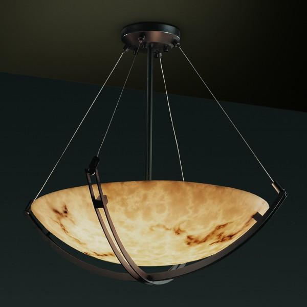 24" Pendant Bowl w/ Crossbar