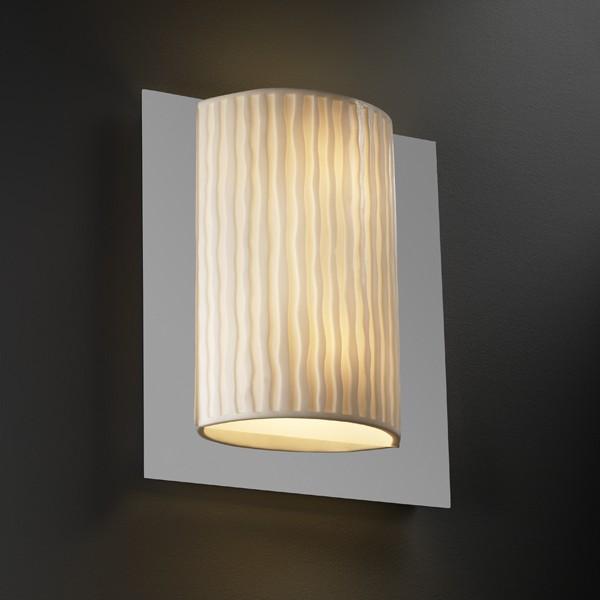 Framed Rectangle 3-Sided Wall Sconce (ADA)