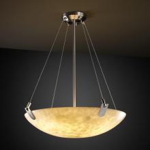 Justice Design Group CLD-9624-35-NCKL-LED-6000 - 36" Pendant Bowl w/ U-Clips