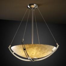 Justice Design Group CLD-9721-35-NCKL-LED-3000 - 18" Pendant Bowl w/ Crossbar