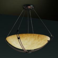 Justice Design Group CLD-9729-35-DBRZ-LED-9000 - 60" Pendant Bowl w/ Crossbar