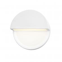 Justice Design Group CER-5610-WHT - ADA Dome LED Wall Sconce (Closed Top)