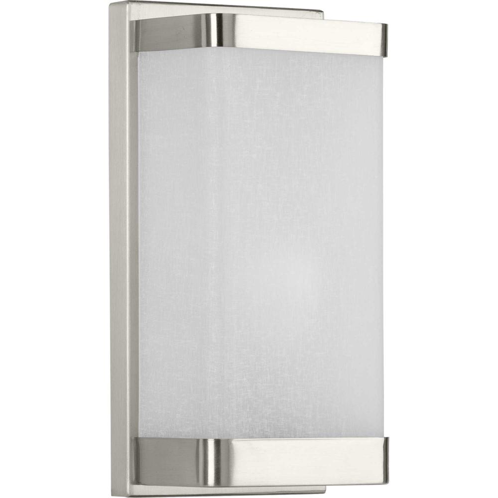 One-Light Linen Glass Wall Sconce